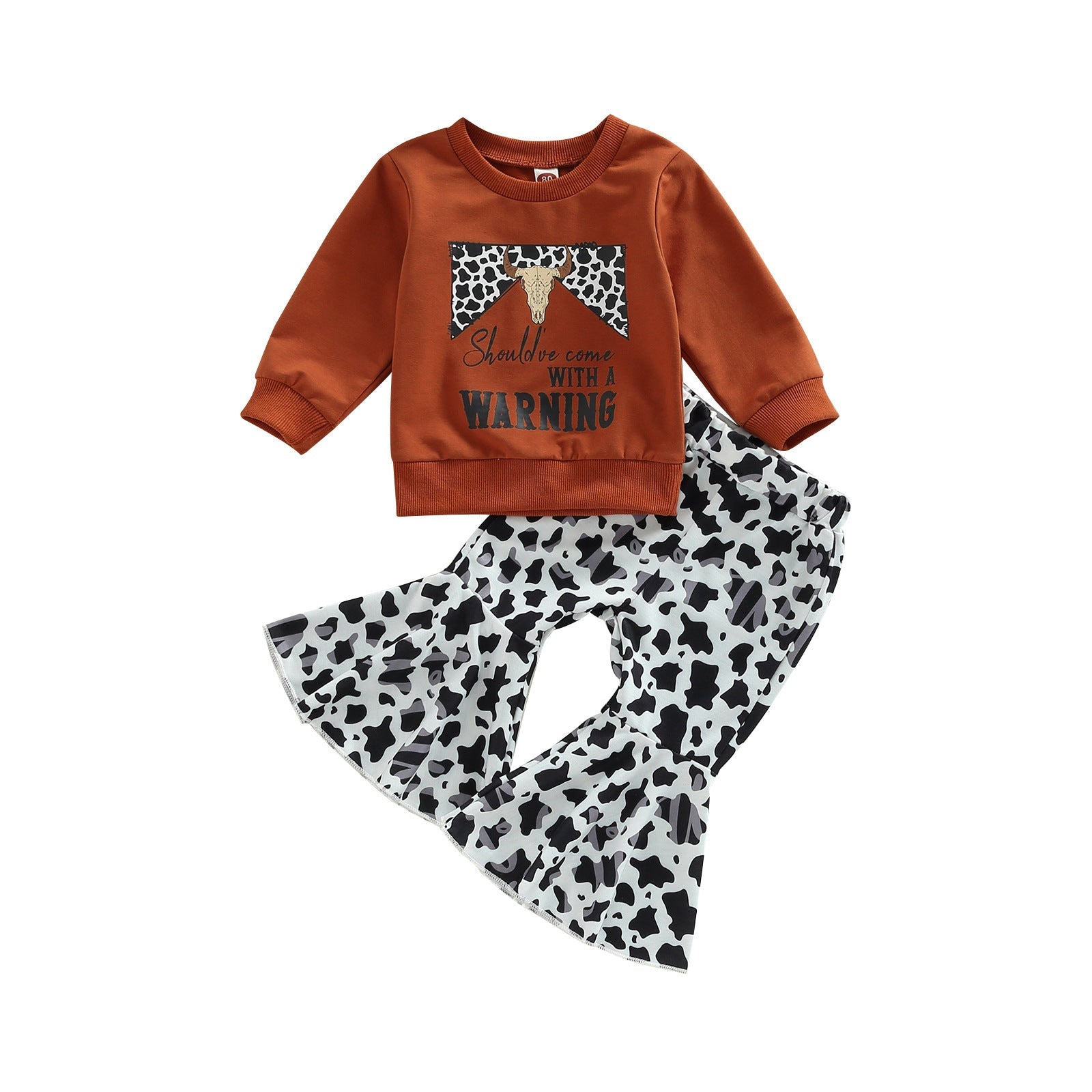 2 Pieces Toddler girl cowboy Suit