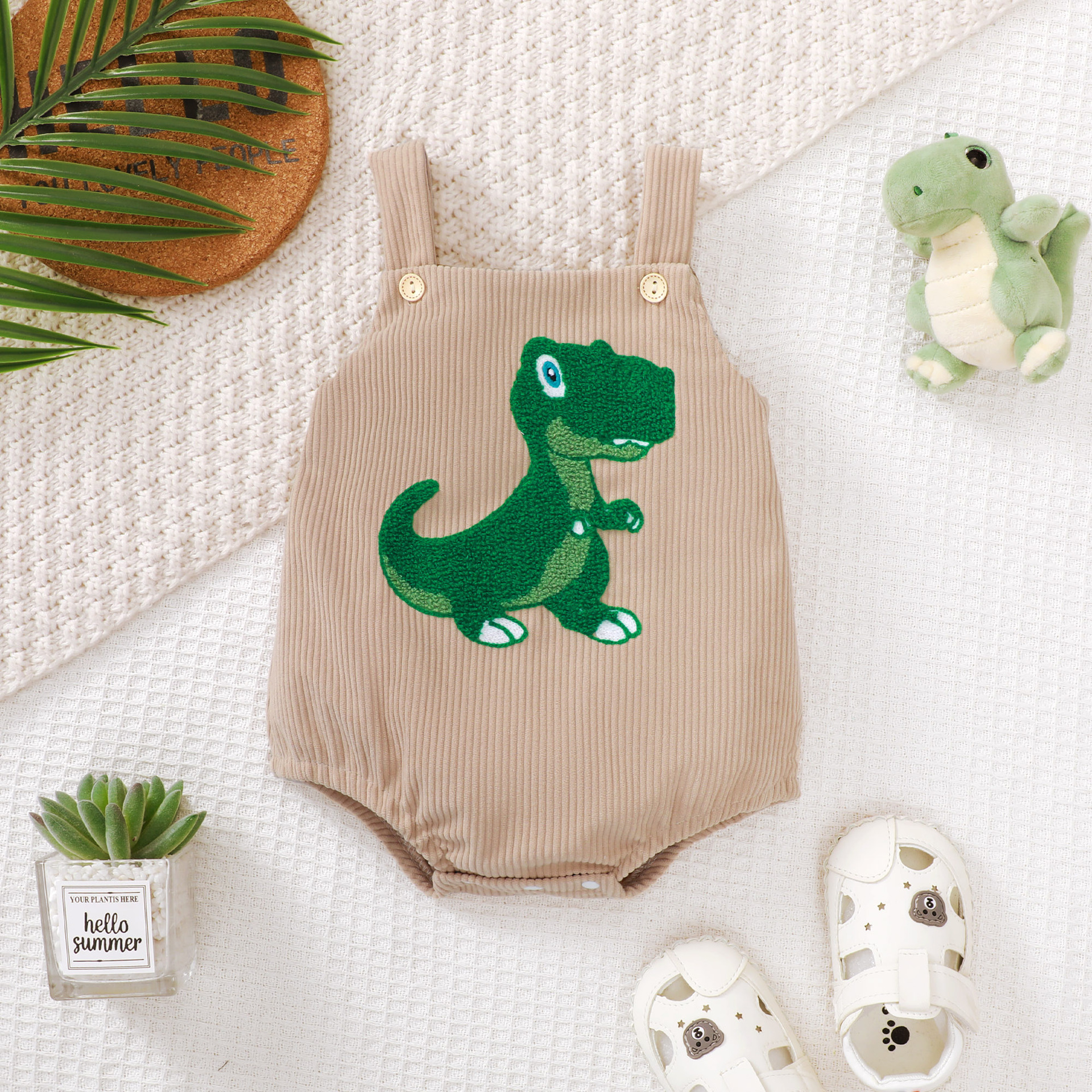 Dinosaur Towel Embroidered Holder Jacket