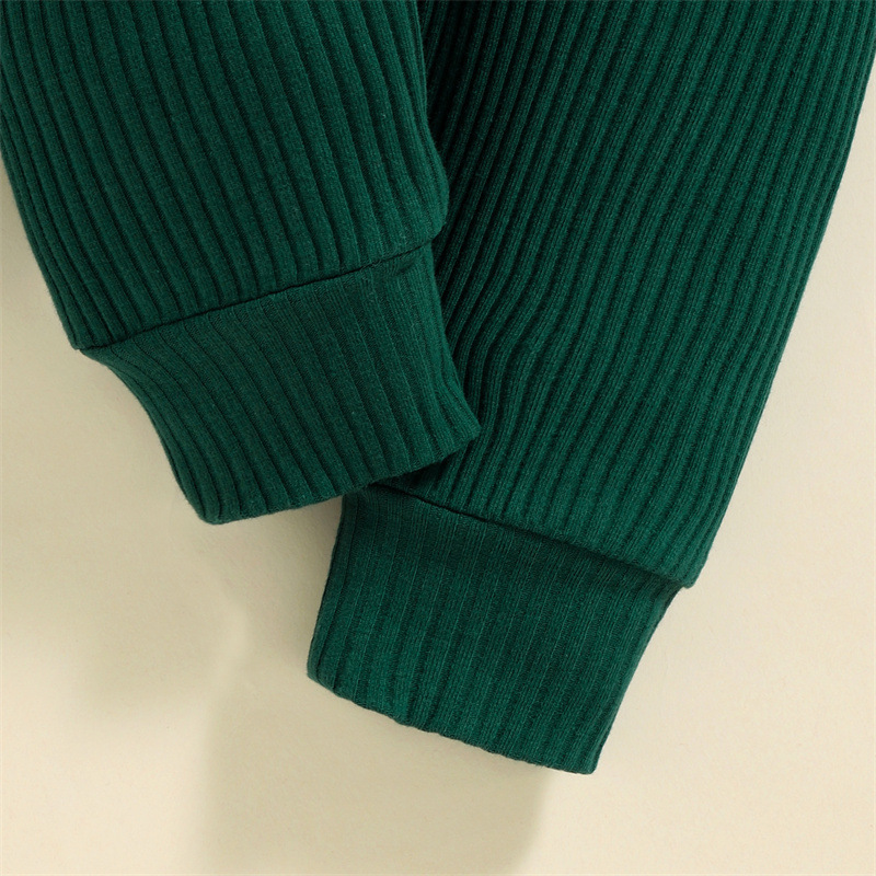 Baby Checkered Hooded Sweatshirt Set