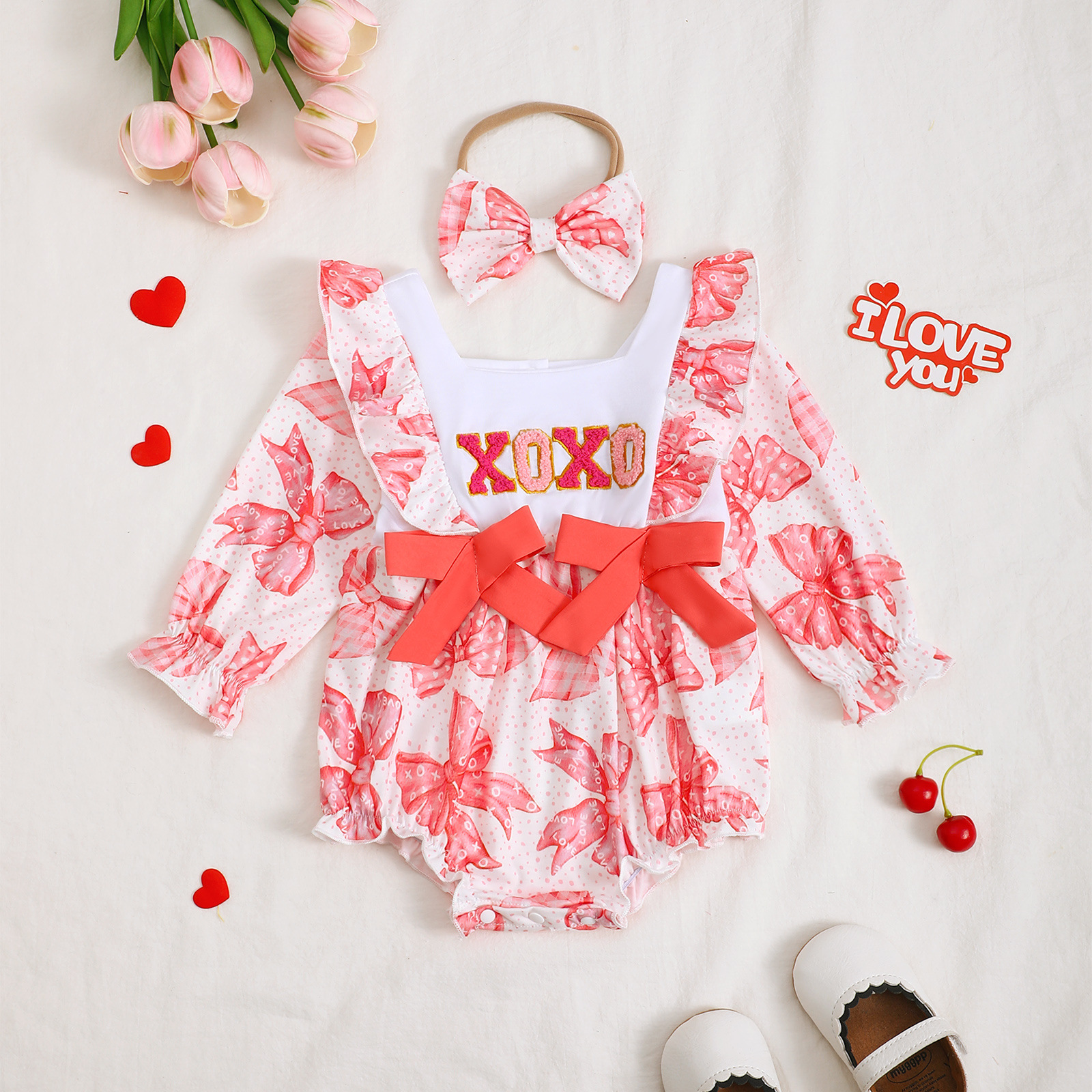 Baby Girl Valentine's Day Outfit