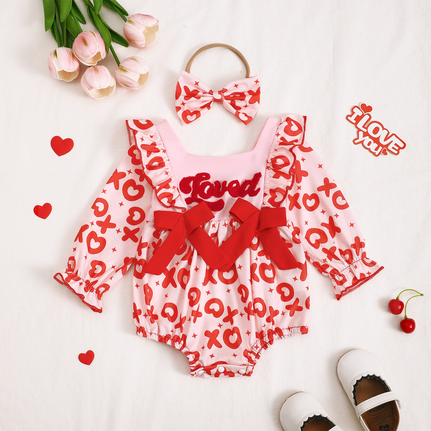 Baby Girl Valentine's Day Outfit