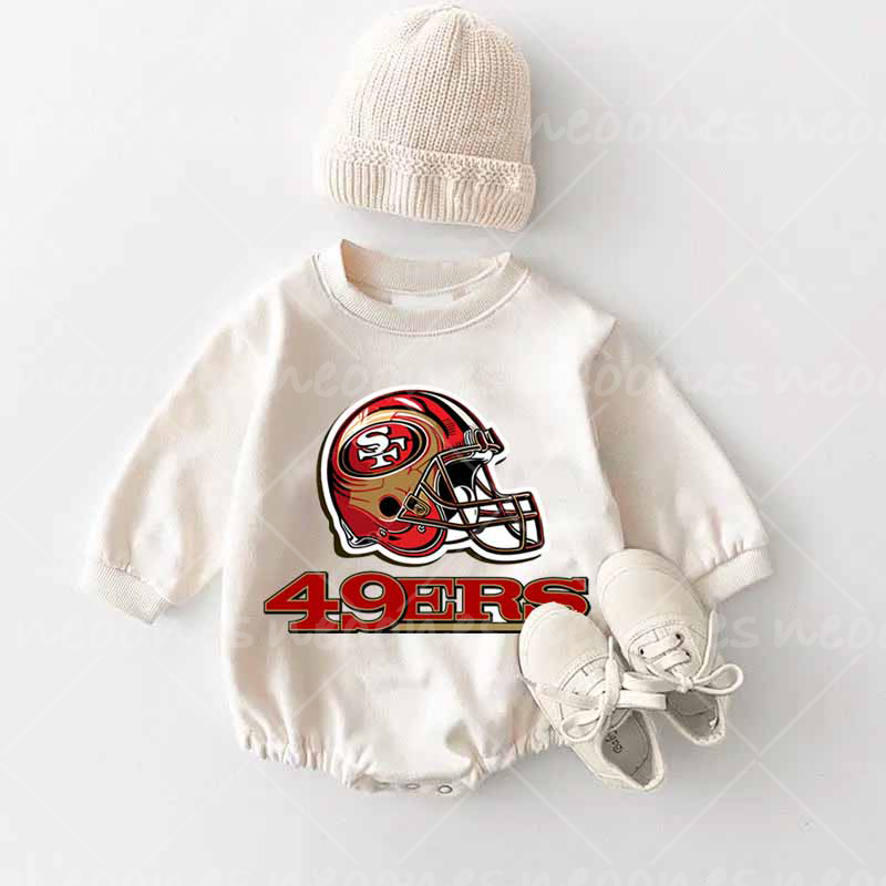 Baby San Francisco 49ers Romper and Adult Sweatshirt