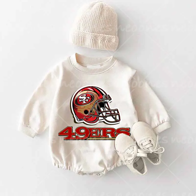 Baby San Francisco 49ers Romper and Adult Sweatshirt