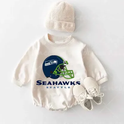 Baby football Romper and Adult Sweatshirt