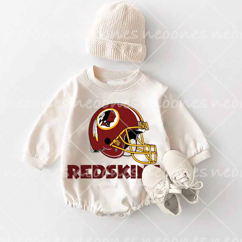 Baby Redskins Romper and Adult Sweatshirt