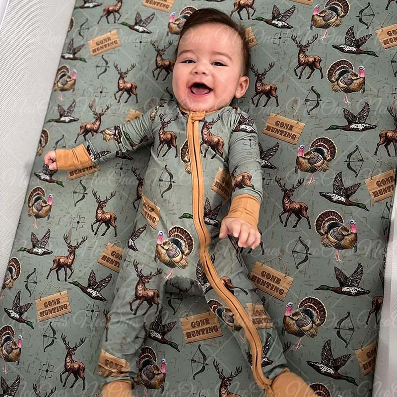 Baby Animal Print Rompers