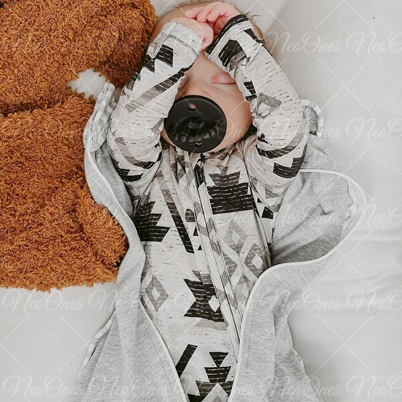 Baby Cowboy Print Romper