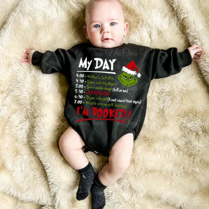 Baby Christmas print Romper