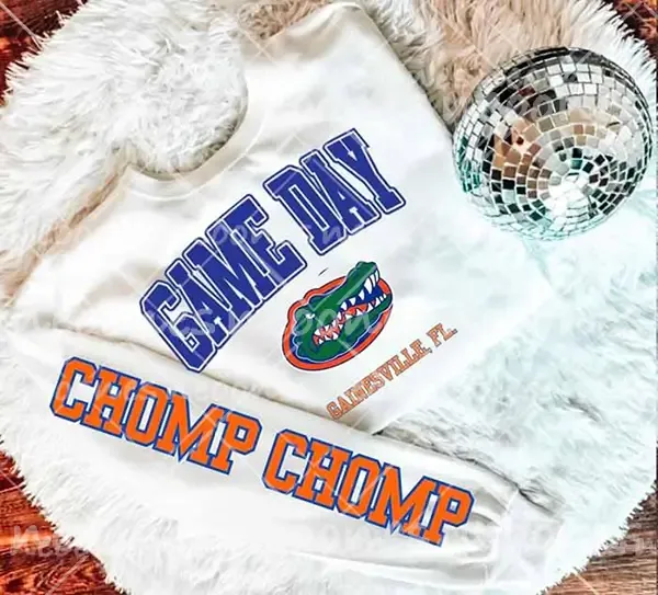 Baby Chomp Romper and Adult Sweatshirt