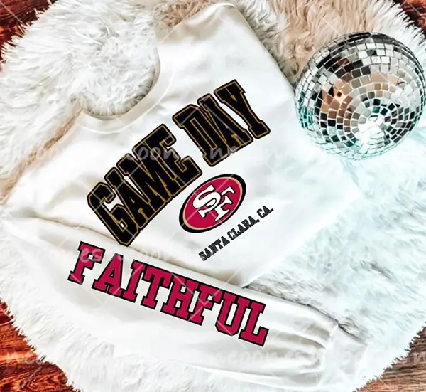 Baby Faithful Romper and Adult Sweatshirt