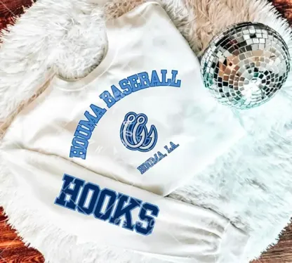 Baby Hooks Romper and Adult Sweatshirt