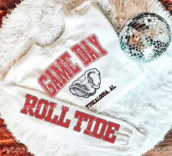 Baby Game Day Romper and Adult Sweatshirt