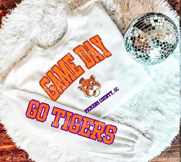 Baby Game Day Romper and Adult Sweatshirt