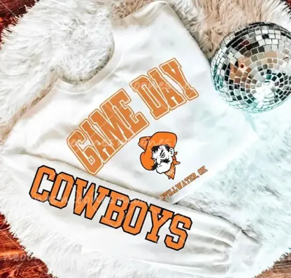 Baby Cowboys Romper and Adult Sweatshirt