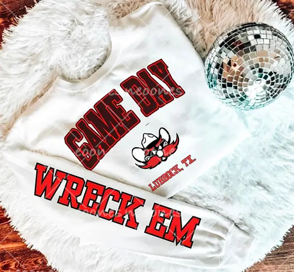 Baby Wreck Em Romper and Adult Sweatshirt