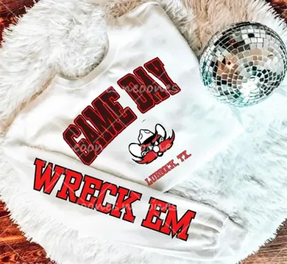Baby Wreck Em Romper and Adult Sweatshirt
