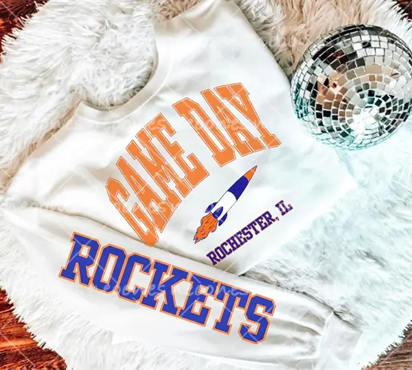 Baby Rockets Romper and Adult Sweatshirt