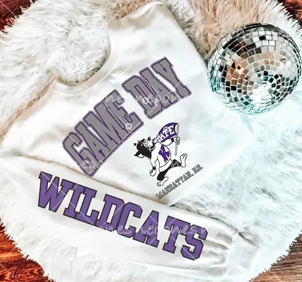 Baby Wild Cats Romper and Adult Sweatshirt
