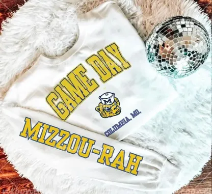 Baby MissOu Rah Romper and Adult Sweatshirt