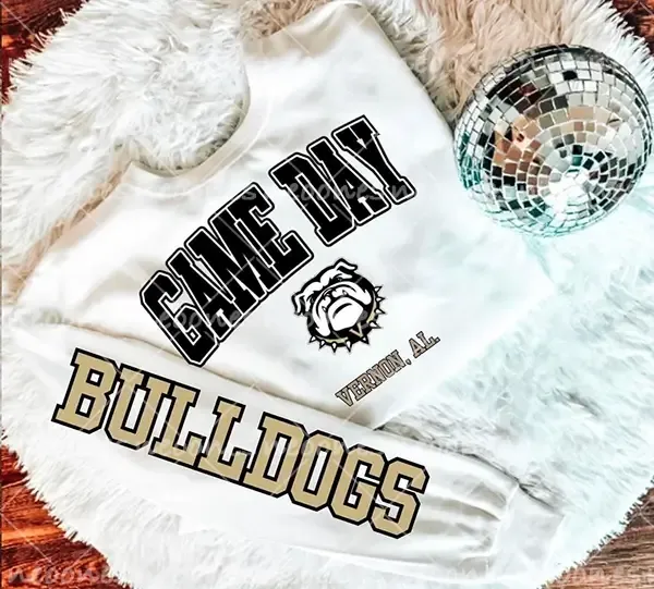 Baby Bulldogs Romper and Adult Sweatshirt