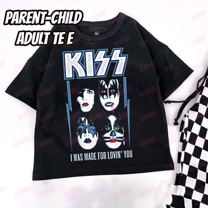 Baby Print Romper and Adult Tee