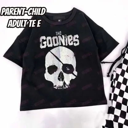 Baby Print Romper and Adult Tee