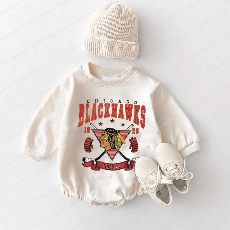 Baby Romper Chicago Blackhawks And Adult T-Shirt