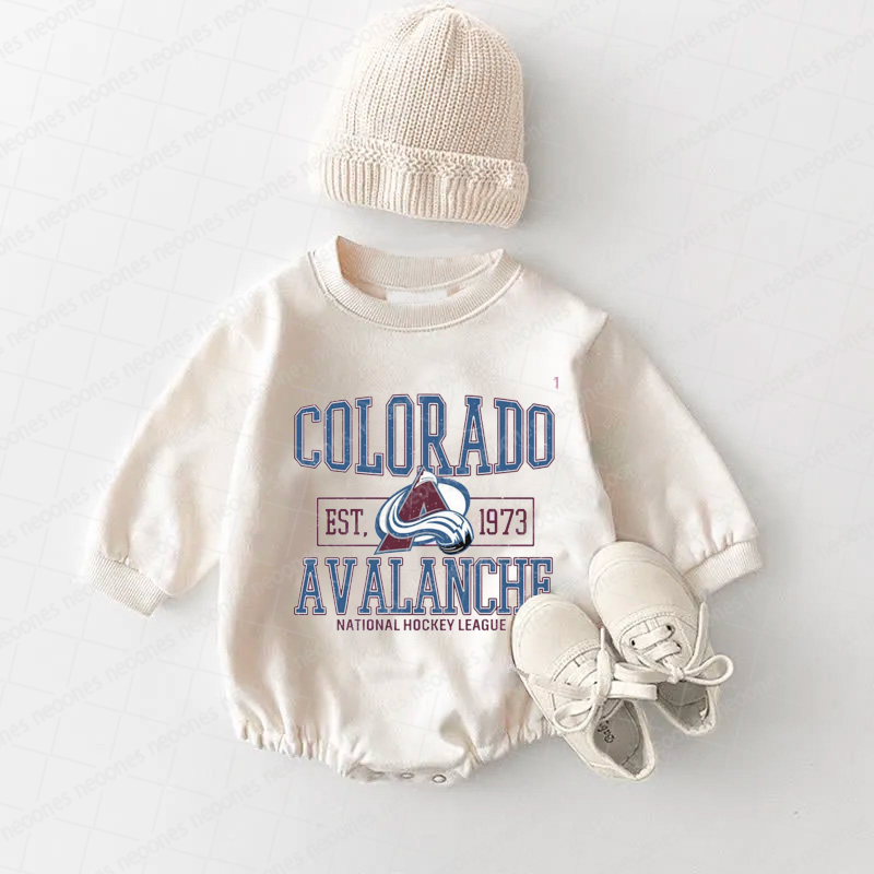 Baby Romper Colorado Avalanche And Adult T-Shirt