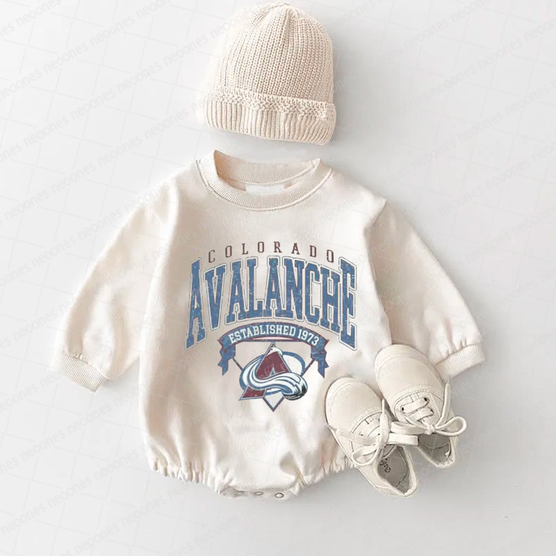 Baby Romper Colorado Avalanche And Adult T-Shirt