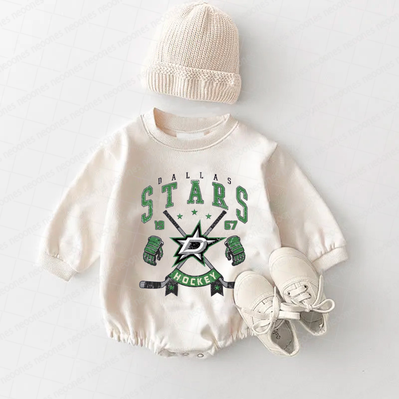 Baby Romper Dallas Stars And Adult T-Shirt