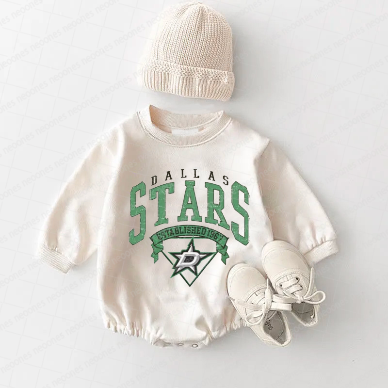 Baby Romper Dallas Stars And Adult T-Shirt