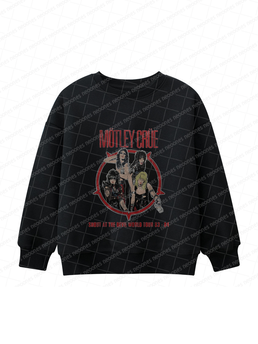 Mötley Crüe Band Romper And Matching Adult Hoodie