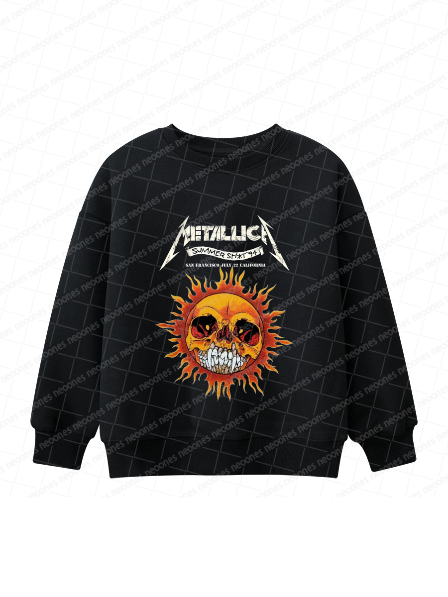 Metallica Band Romper And Matching Adult Hoodie