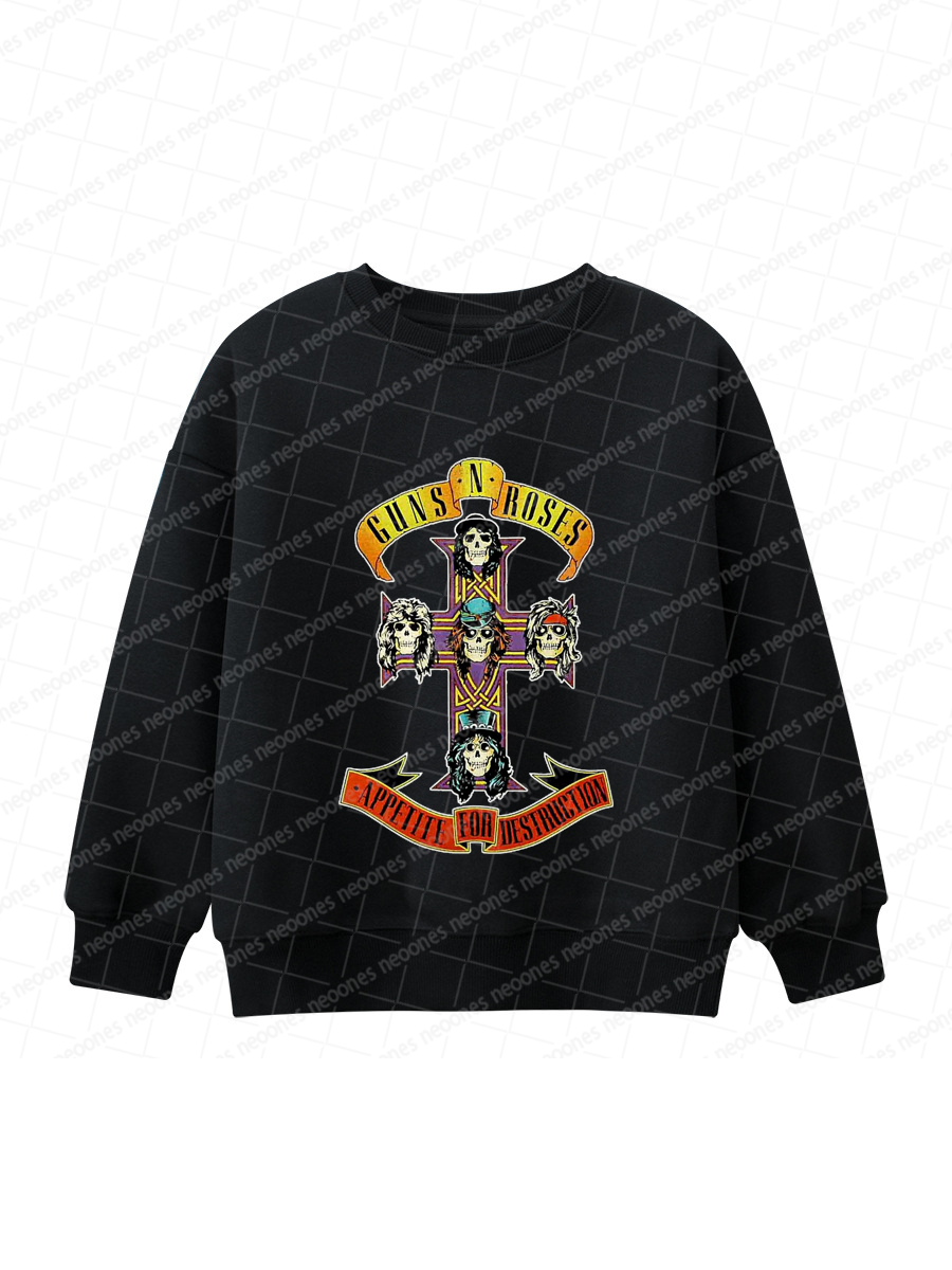 Guns N' Roses Band Romper And Matching Adult Hoodie