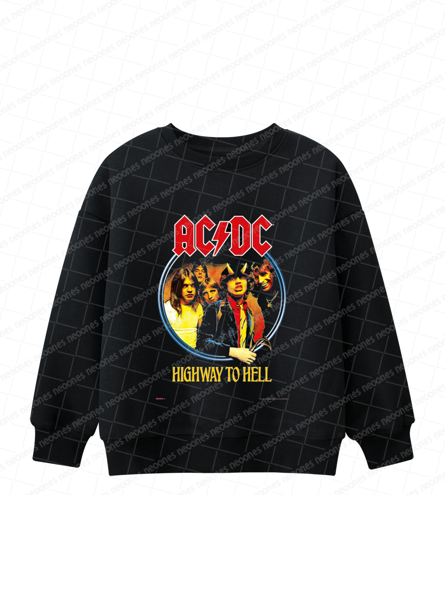 AC/DC Band Romper And Matching Adult Hoodie