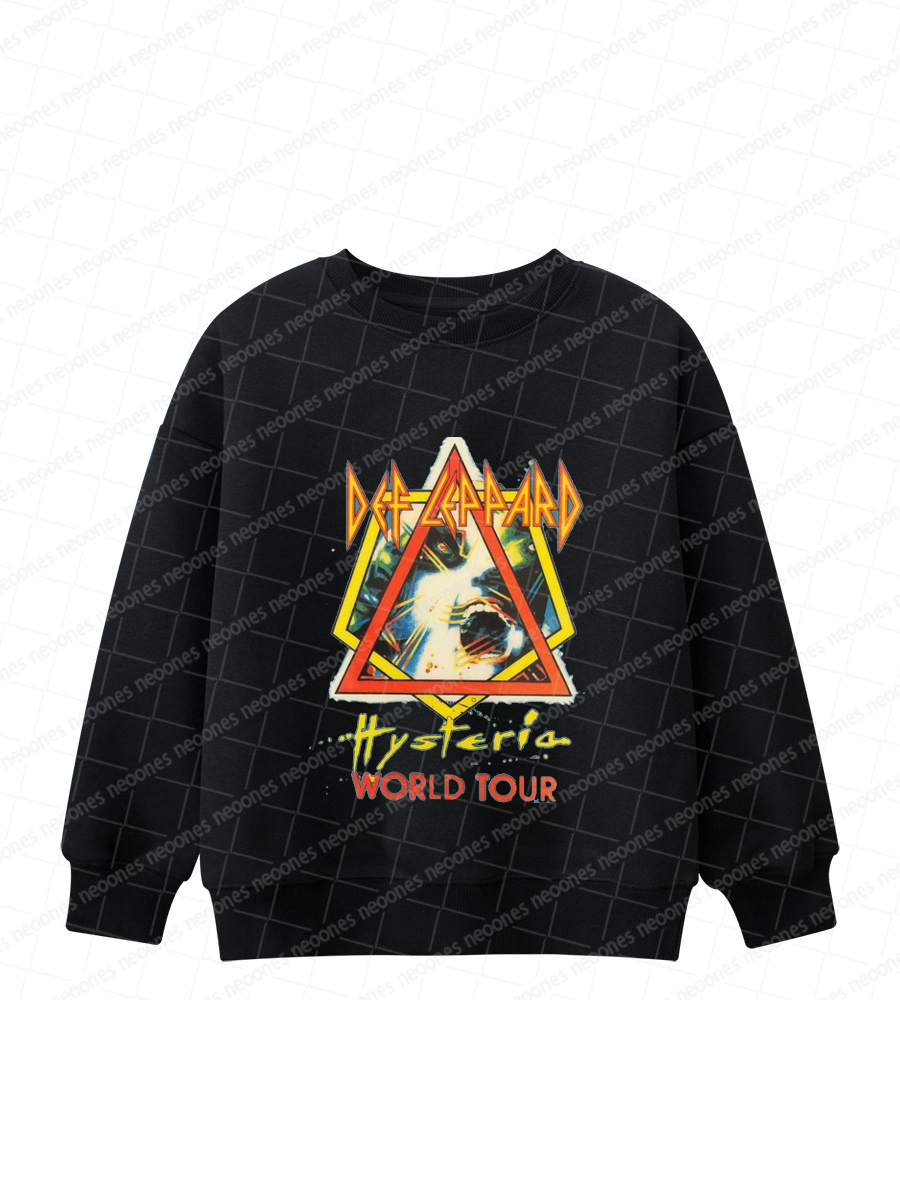 Def Leppard Band Romper And Matching Adult Hoodie