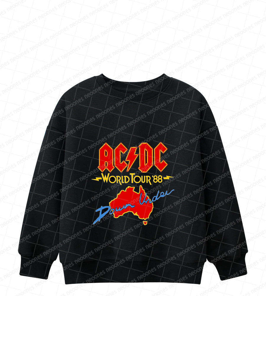 AC/DC Band Romper And Matching Adult Hoodie