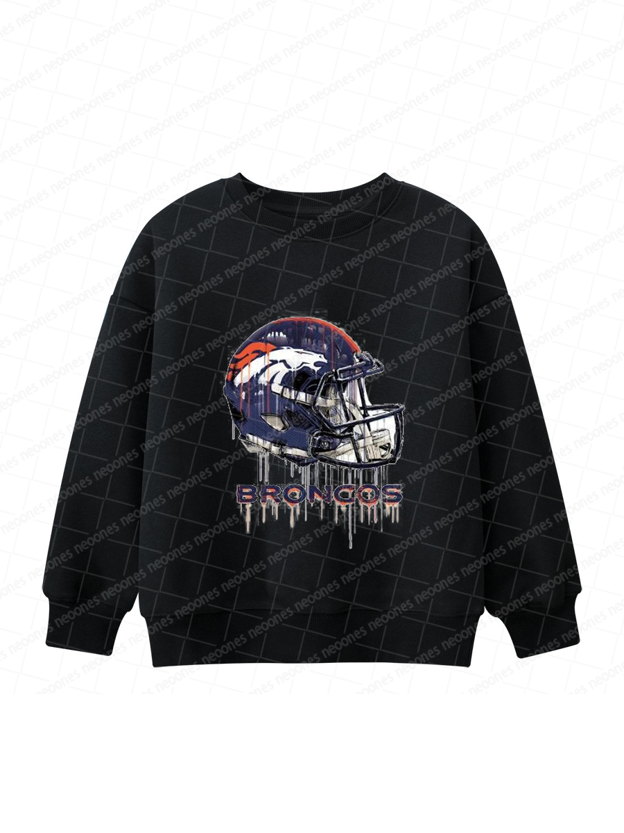 Denver Broncos Baby Game Day Romper and Adult Sweatshirt