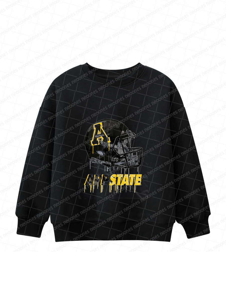 Appalachian State University Baby Game Day Romper and Adult Sweatshirt