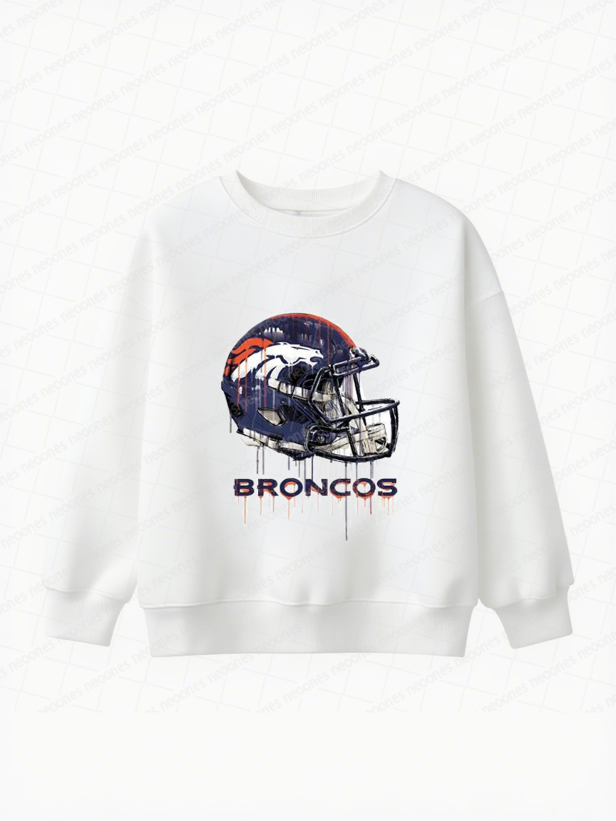 Denver Broncos Baby Game Day Romper and Adult Sweatshirt
