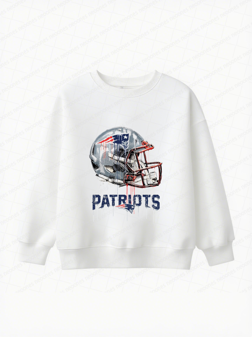 New England Patriots Baby Game Day Romper and Adult Sweatshirt