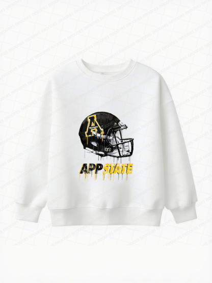 Appalachian State University Baby Game Day Romper and Adult Sweatshirt