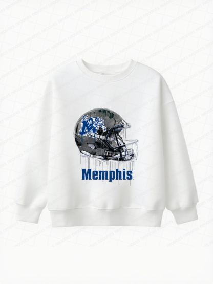 Memphis Tigers Baby Game Day Romper and Adult Sweatshirt