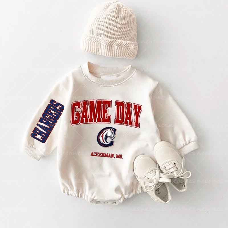 Baby Chargers Romper and Adult Sweatshirt
