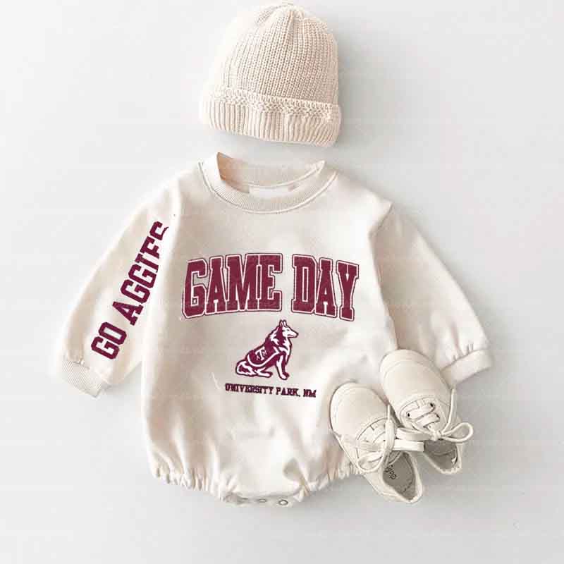 Baby Game Day Romper