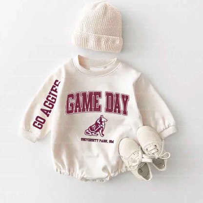 Baby Game Day Romper