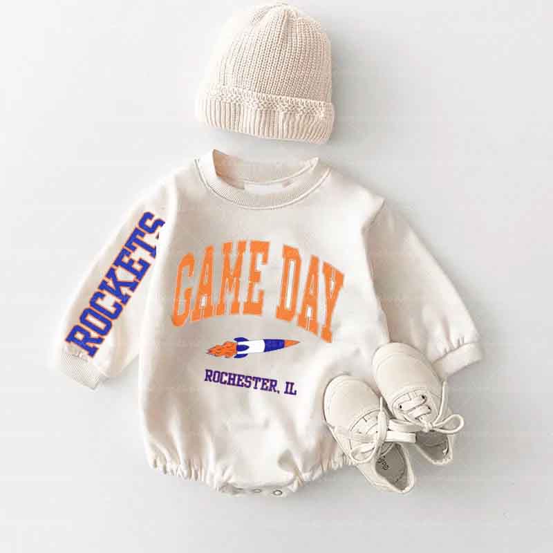 Baby Game Day Romper