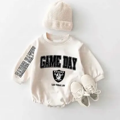 Baby football Romper and Adult Sweatshirt