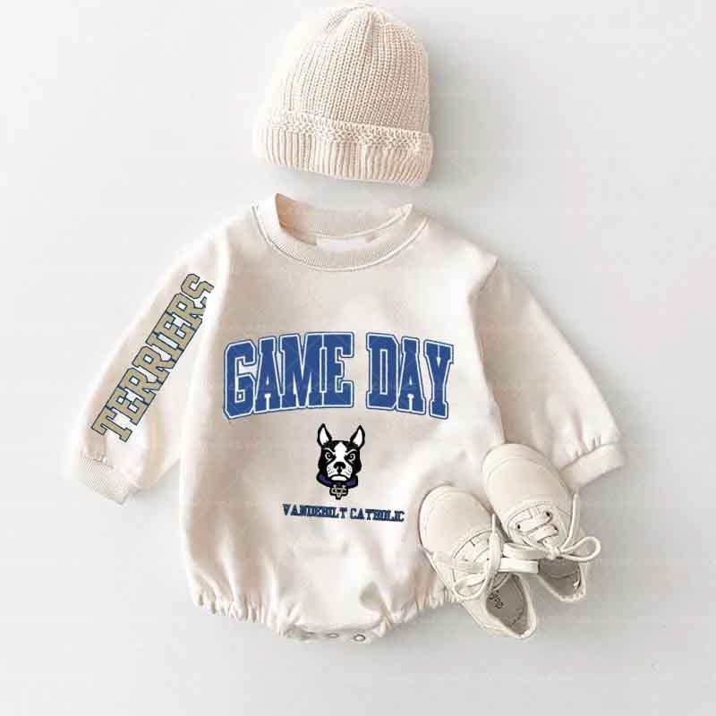Baby Game Day Romper and Adult Sweatshirt