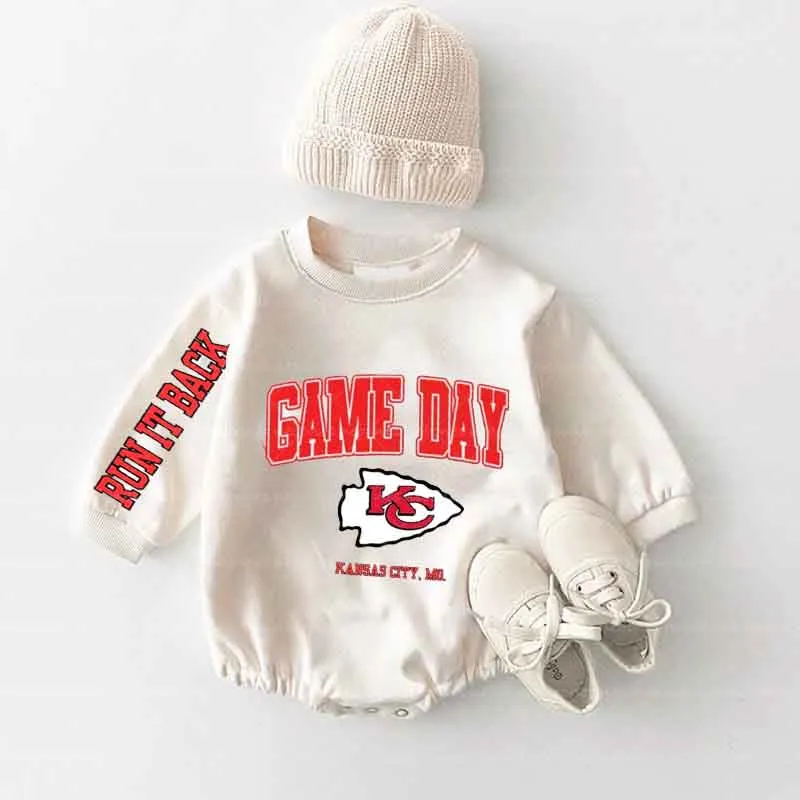 Baby football Romper and Adult Sweatshirt